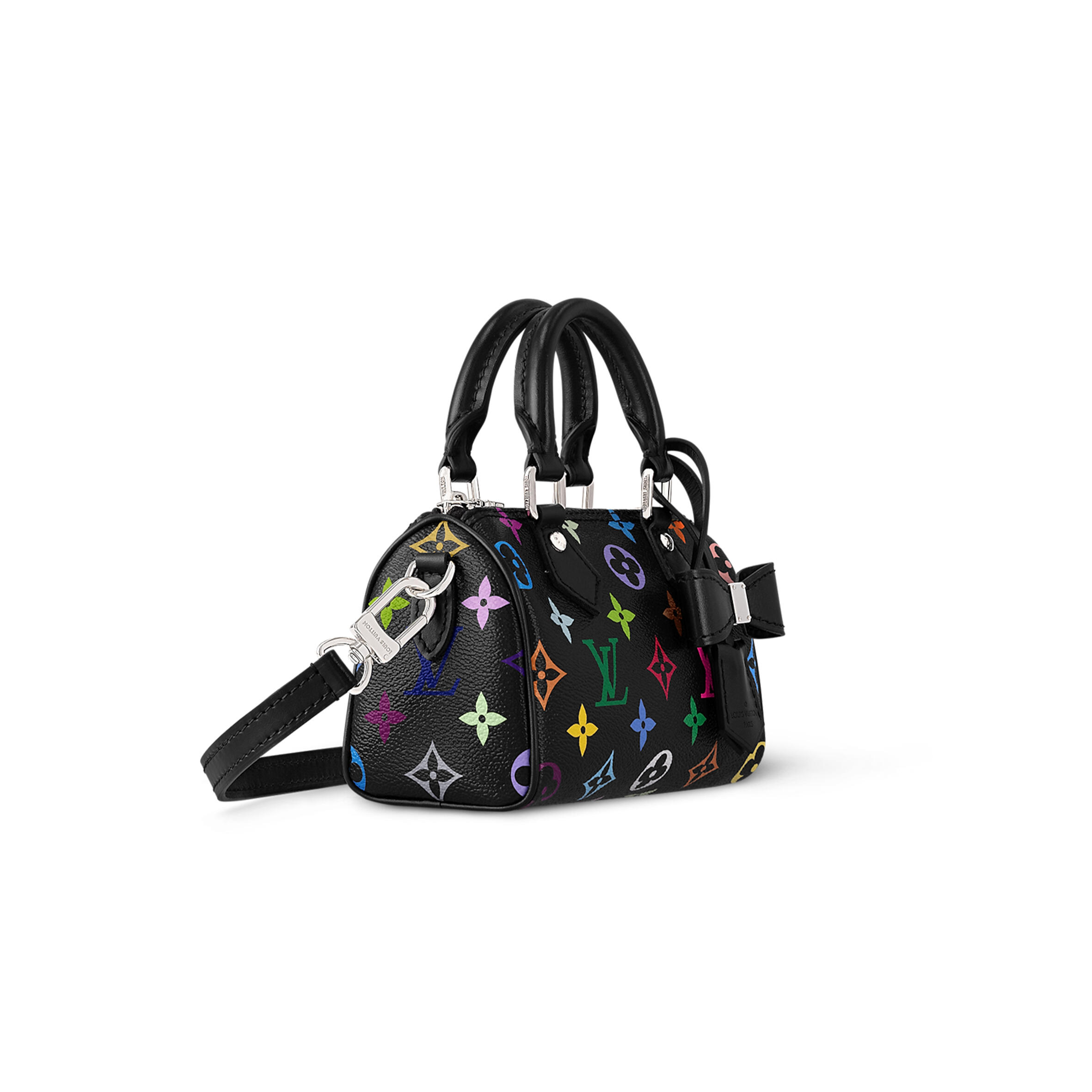 LV MURAKAMI LV X TM NANO SPEEDY Black M13406 (16*10*7.5cm)