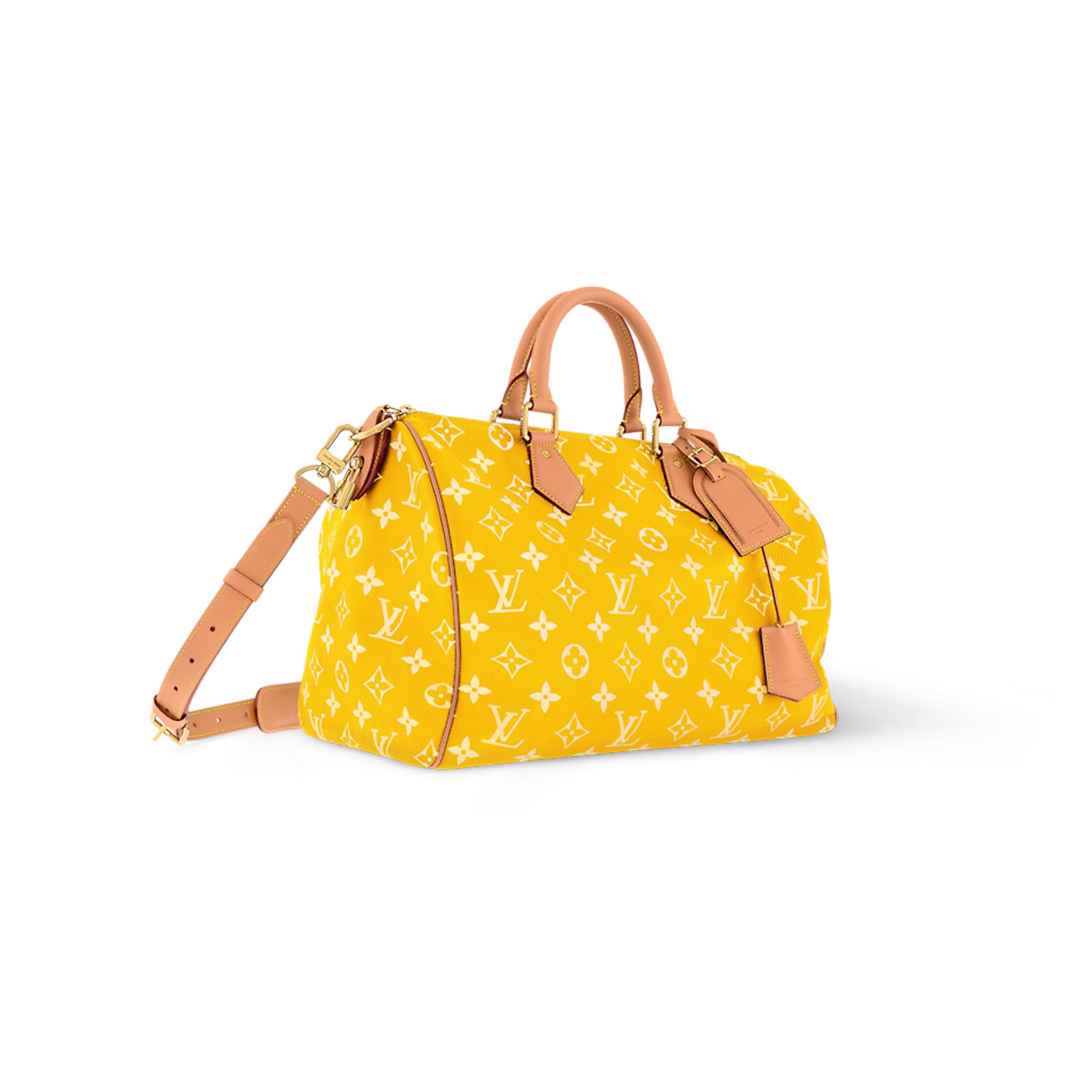 LV MASTER Speedy P9 Bandoulière 40 Jaune Mat M24419 (40*26*23cm)