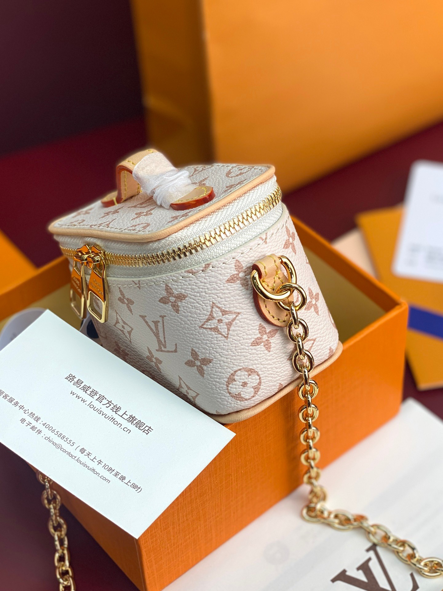 LV Mini Vanity M03812(14.0x10.2x8.5cm) - Image 4