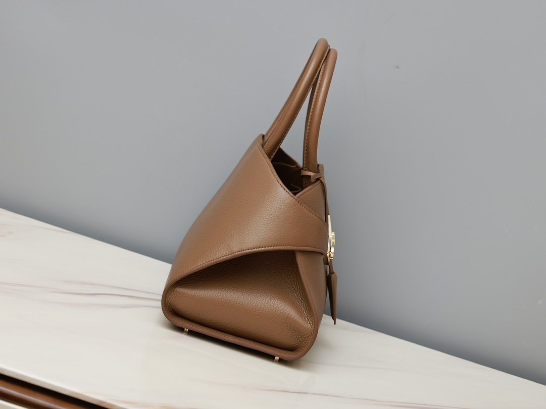 FERRAGAMO HUG BICOLOR HANDBAG (XS) 215975 (22*14*11cm) #3 - Image 8