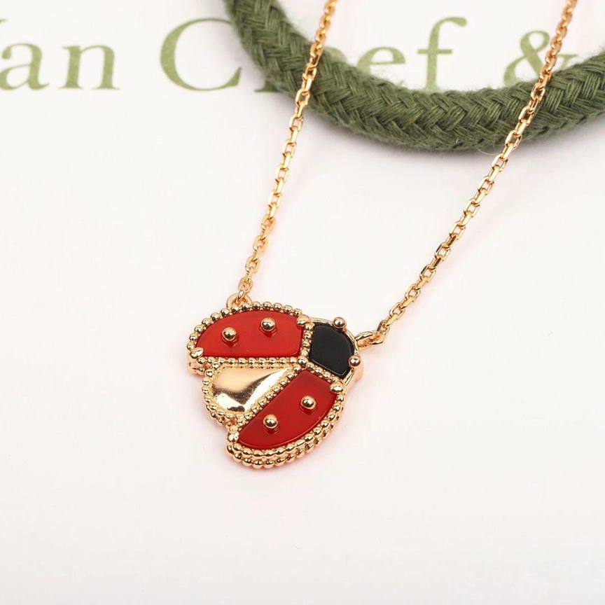 Van Cleef & Arpels VCA coccinella septempunctata Necklace