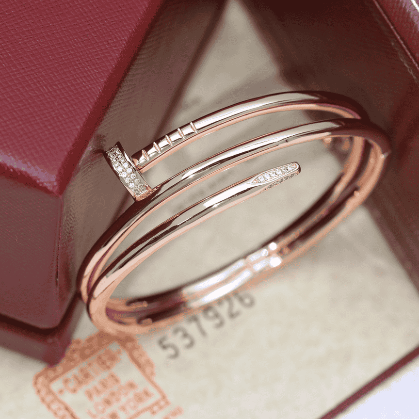 Cartier 3-color JUSTE UN CLOU bracelet - Image 8