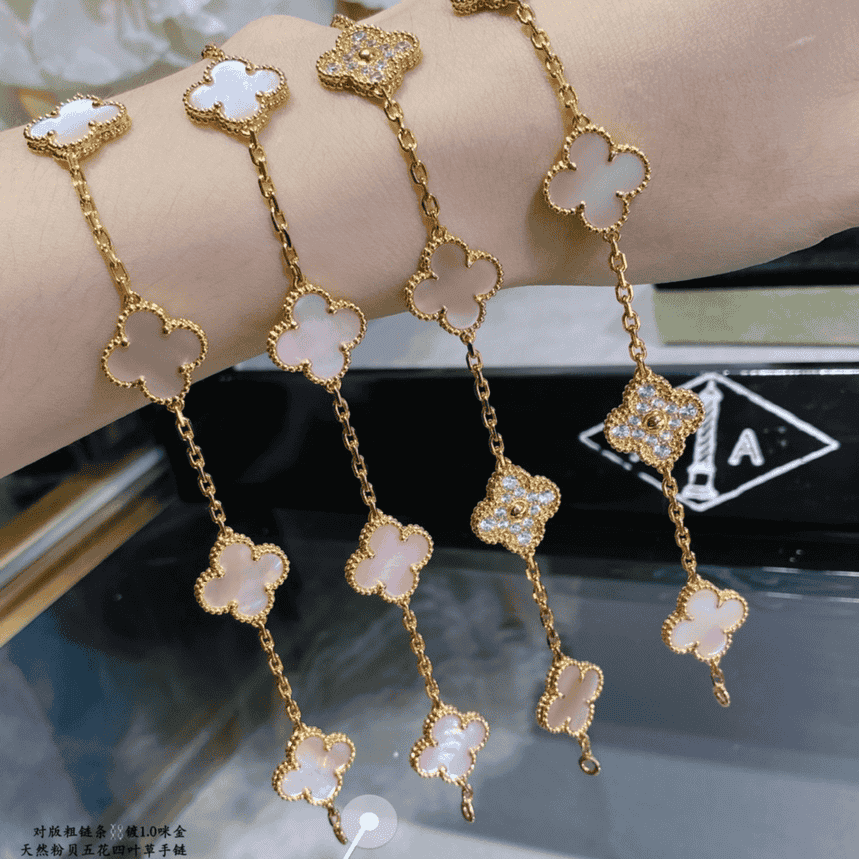 Van Cleef & Arpels Vca Gradient Pink Bracelet - Image 7