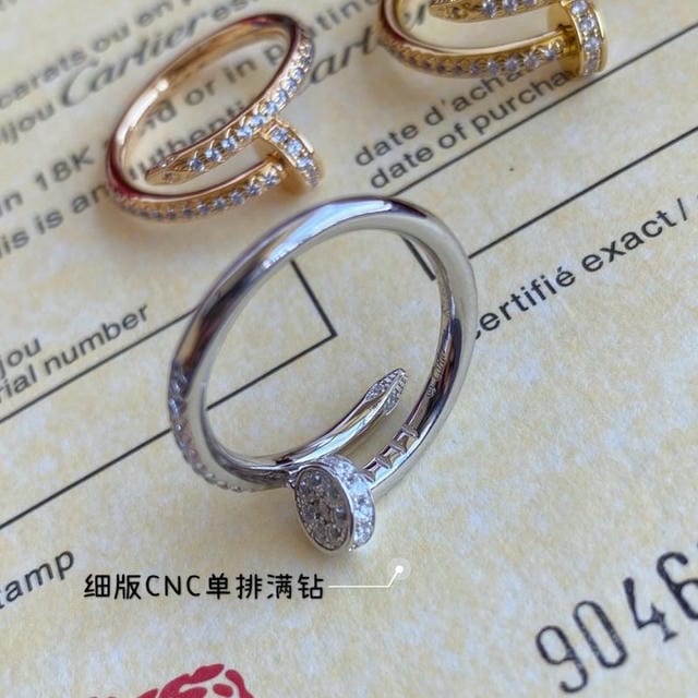 Cartier Single row diamond nails - Image 5