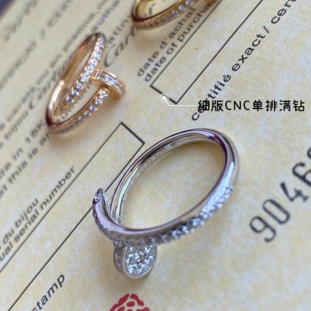 Cartier Single row diamond nails - Image 6