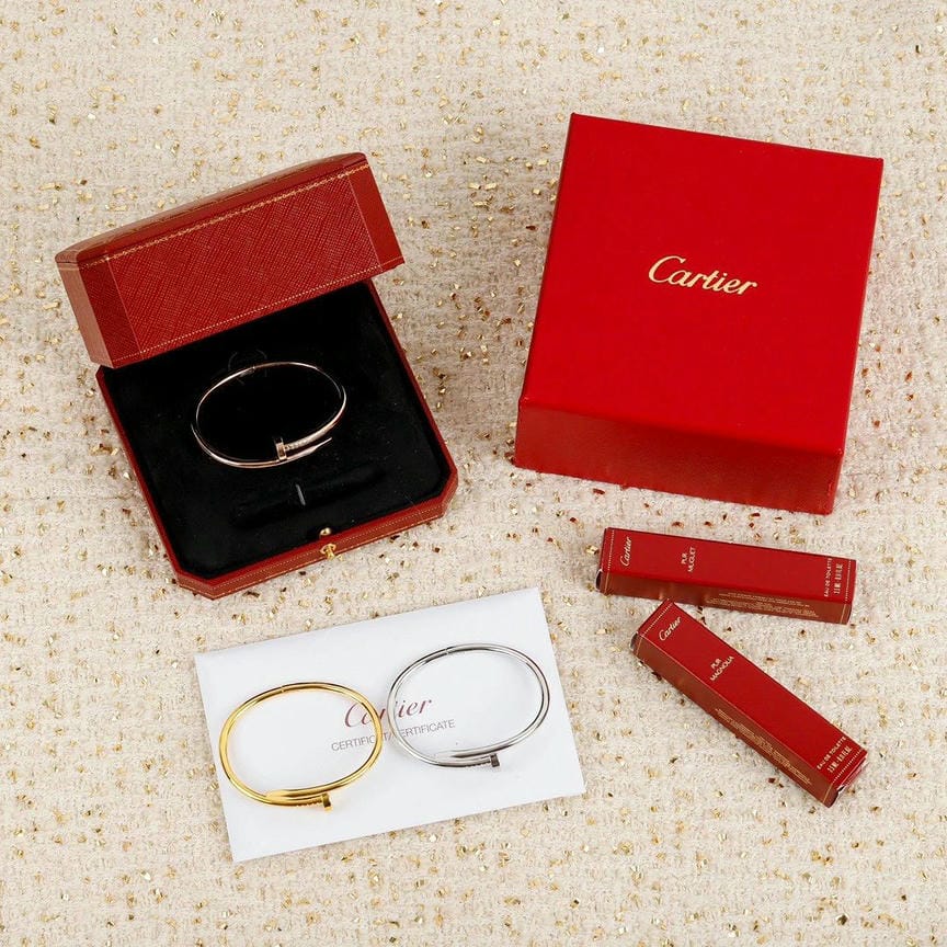 Cartier 3-color JUSTE UN CLOU bracelet - Image 11