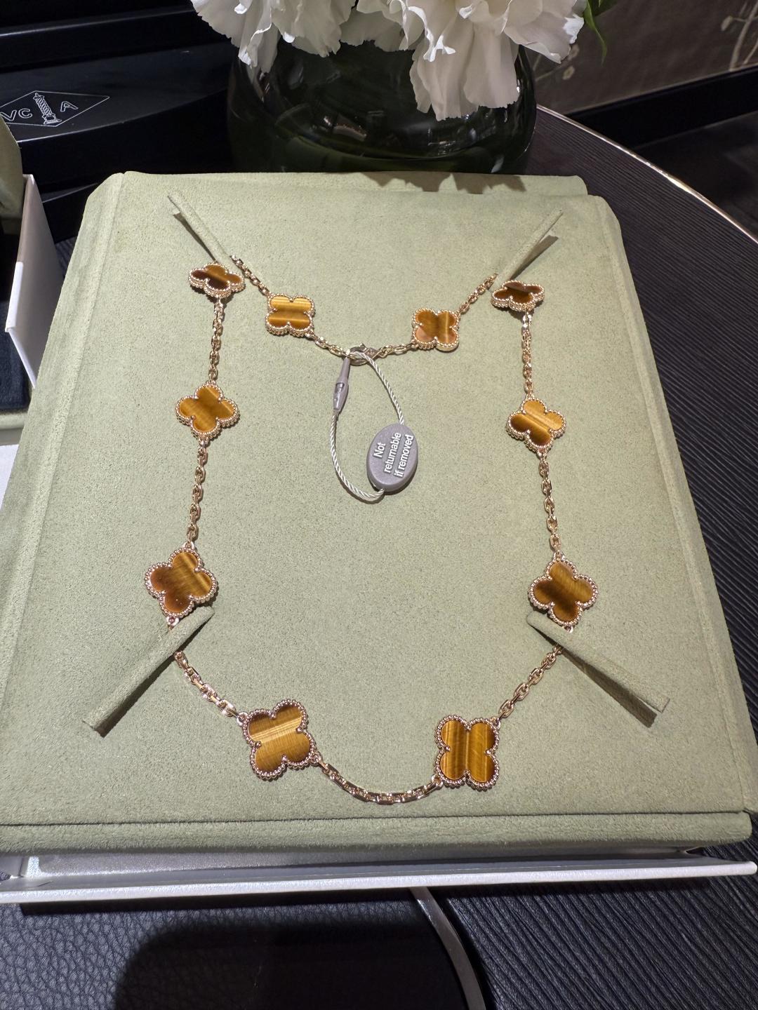Van Cleef & Arpels Vintage Alhambra necklace, 10 motifs 8 - Image 2