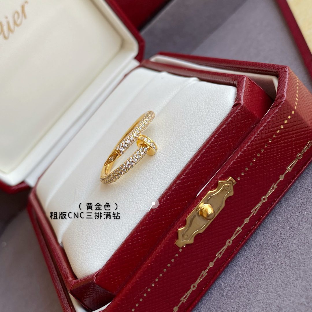 Cartier Juste un Clou ring, classic model, paved - Image 8