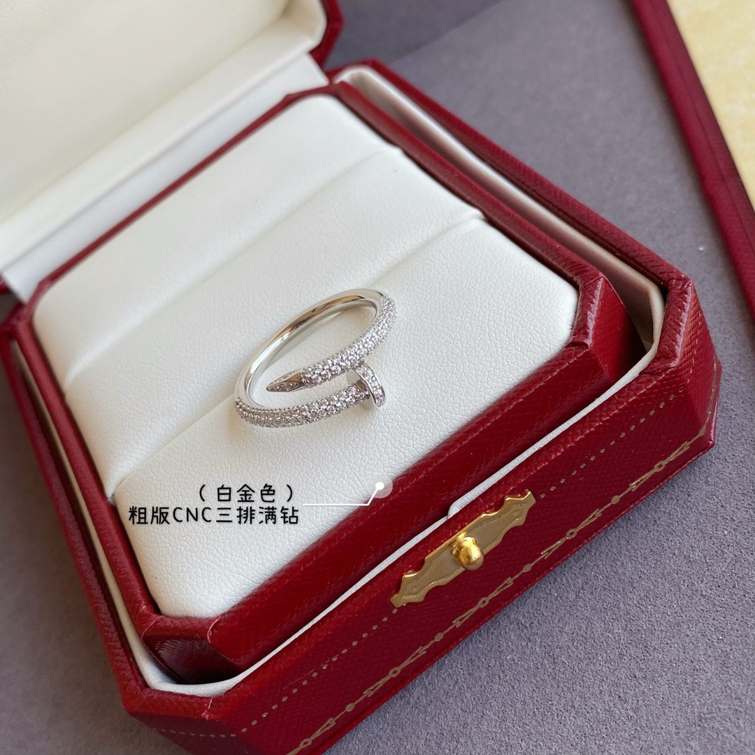 Cartier Juste un Clou ring, classic model, paved - Image 2