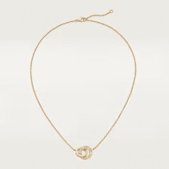Cartier LOVE necklace, pendant, paved 2 - Image 9