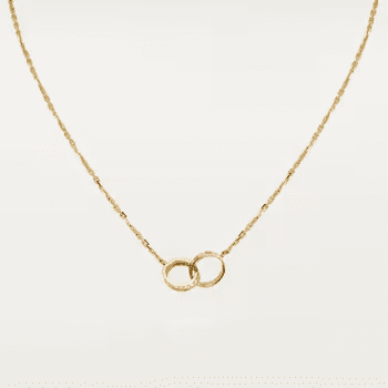 Cartier LOVE necklace, pendant, half-paved - Image 8