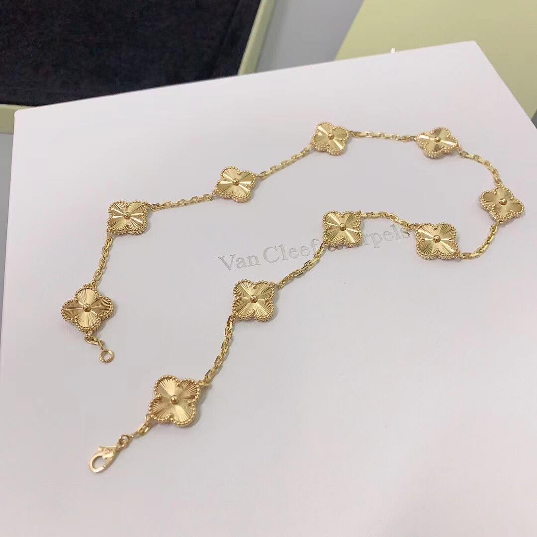 Van Cleef & Arpels Vintage Alhambra necklace, 10 motifs 1 - Image 5