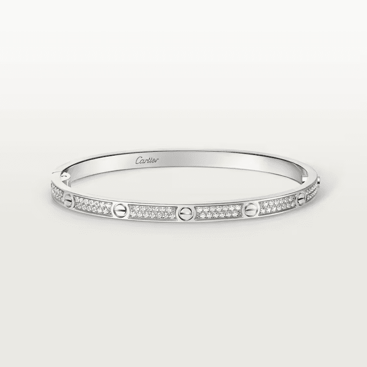 Cartier LOVE bracelet, small model, paved - Image 10