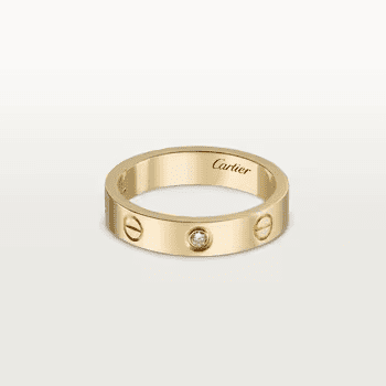 Cartier LOVE ring, small model, 1 diamond - Image 11