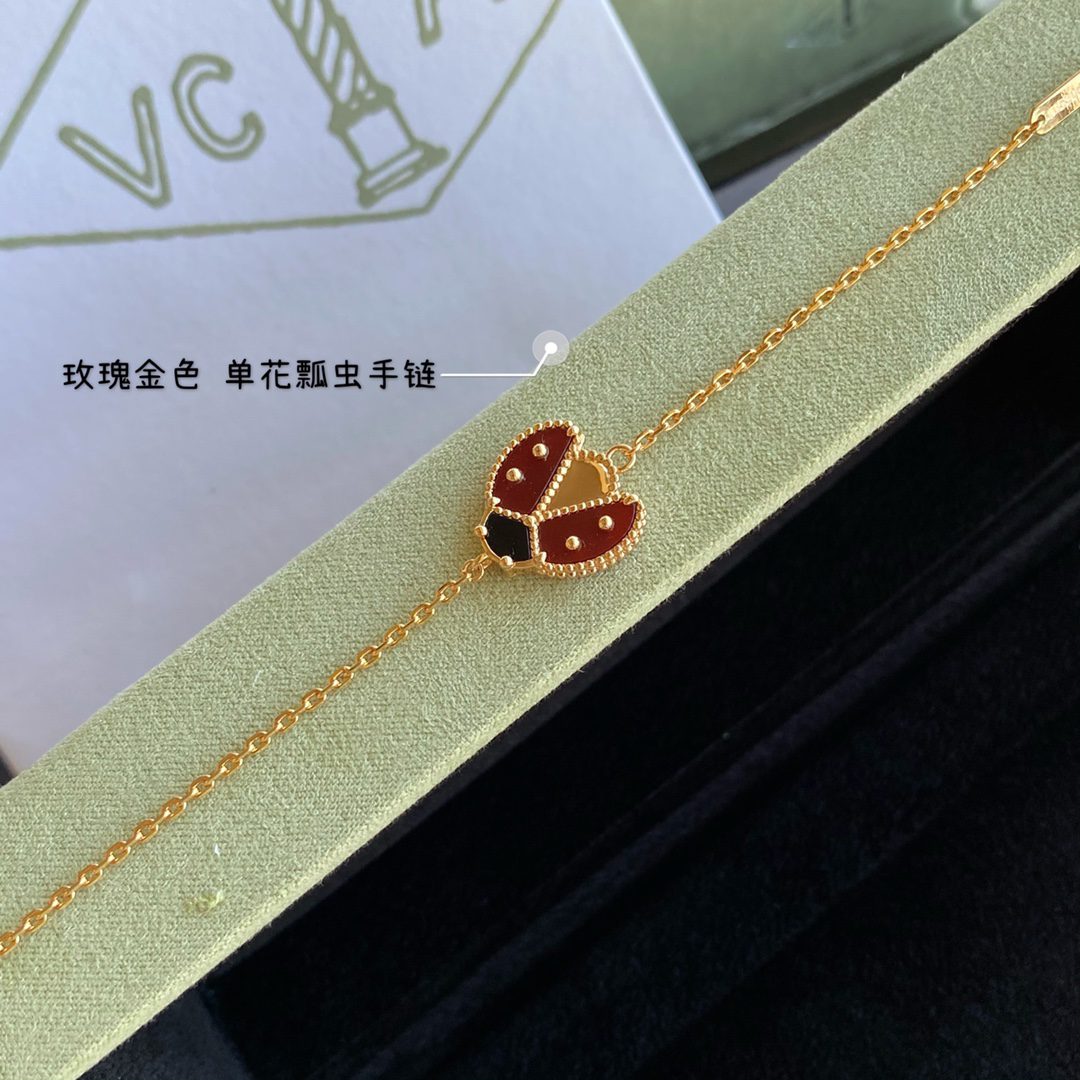 Van Cleef & Arpels Lucky Spring bracelet, open wings ladybug - Image 7