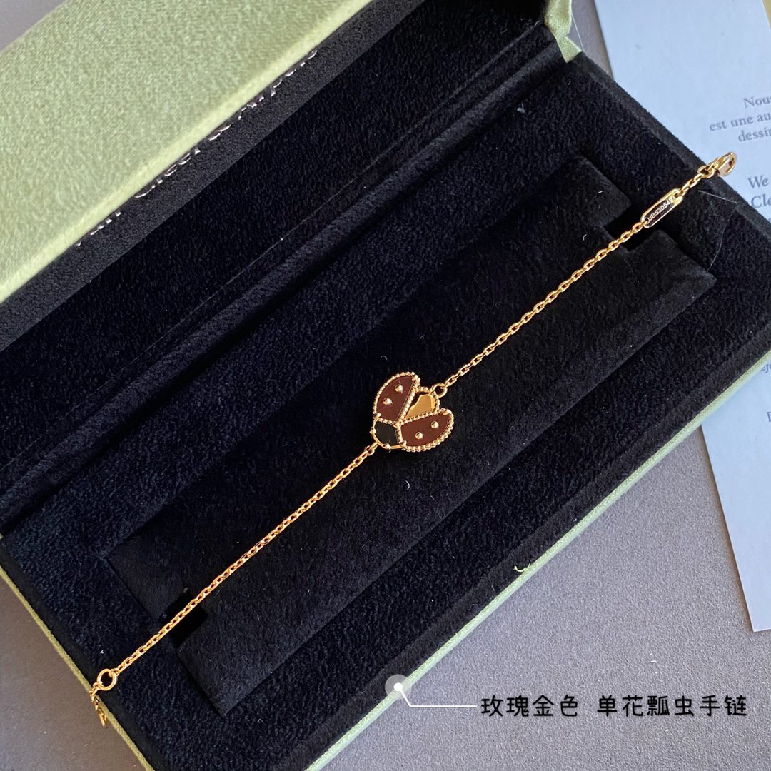 Van Cleef & Arpels Lucky Spring bracelet, open wings ladybug - Image 3