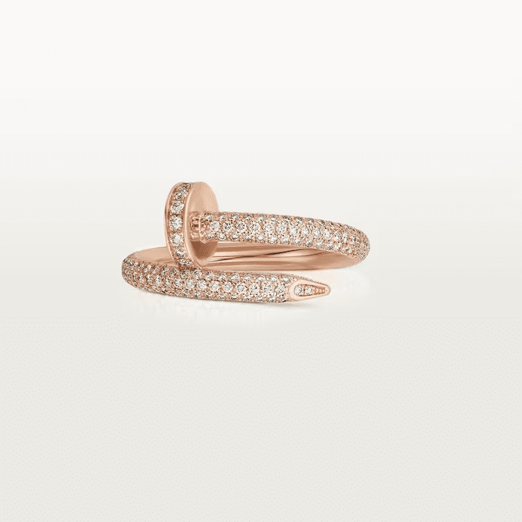 Cartier Juste un Clou ring, classic model, paved - Image 9