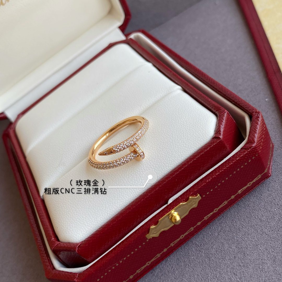 Cartier Juste un Clou ring, classic model, paved - Image 3