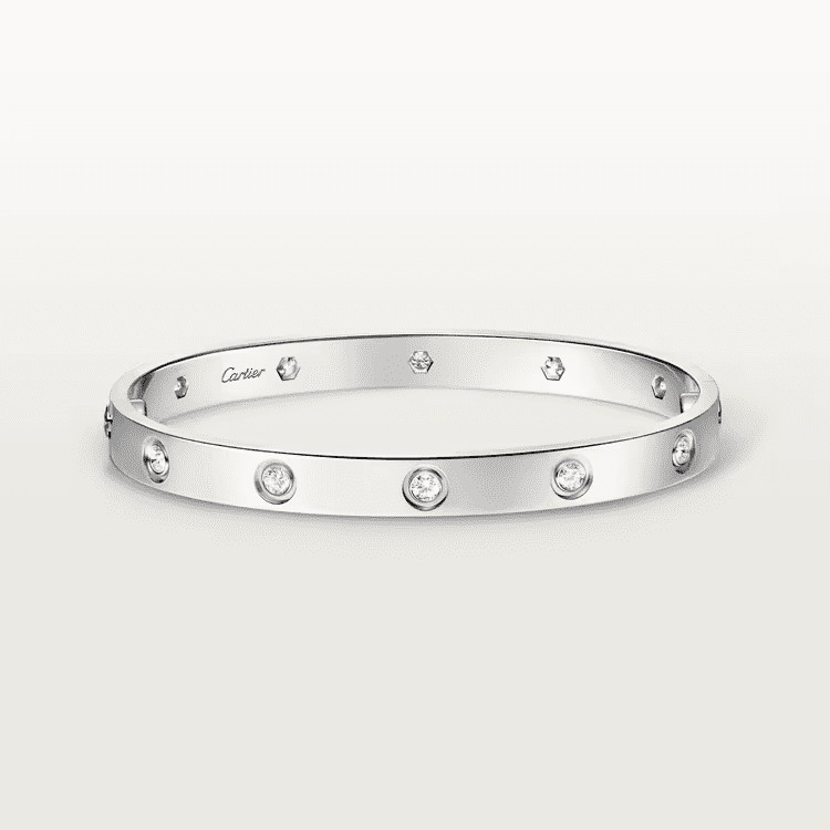 Cartier LOVE bracelet, classic model, 10 diamonds - Image 11