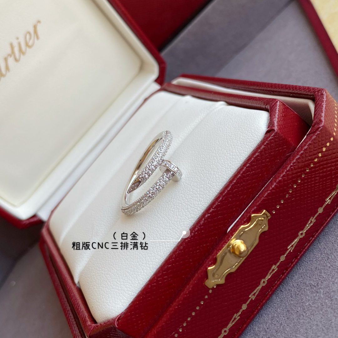 Cartier Juste un Clou ring, classic model, paved - Image 7