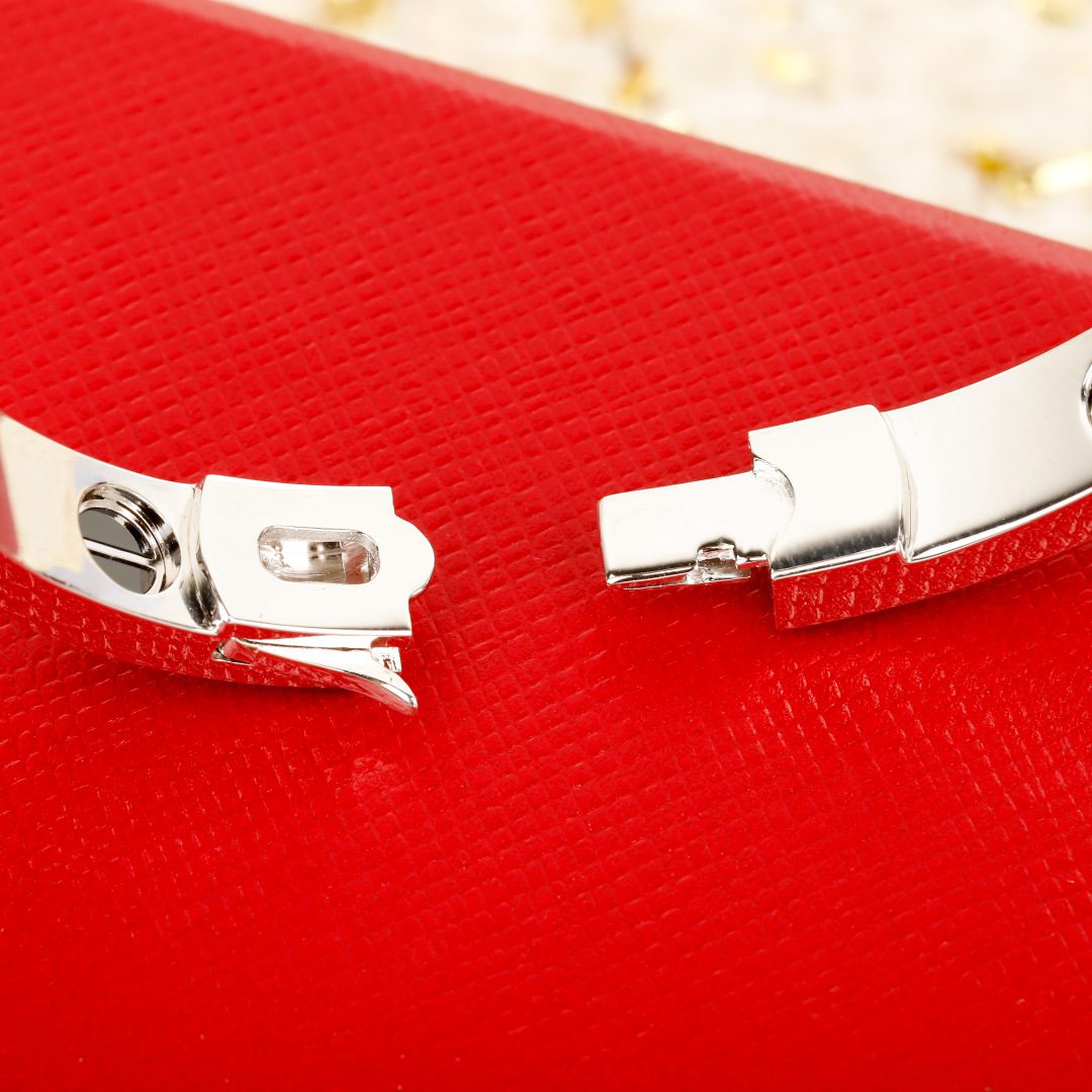 Cartier LOVE bracelet, classic model, paved, ceramic - Image 7