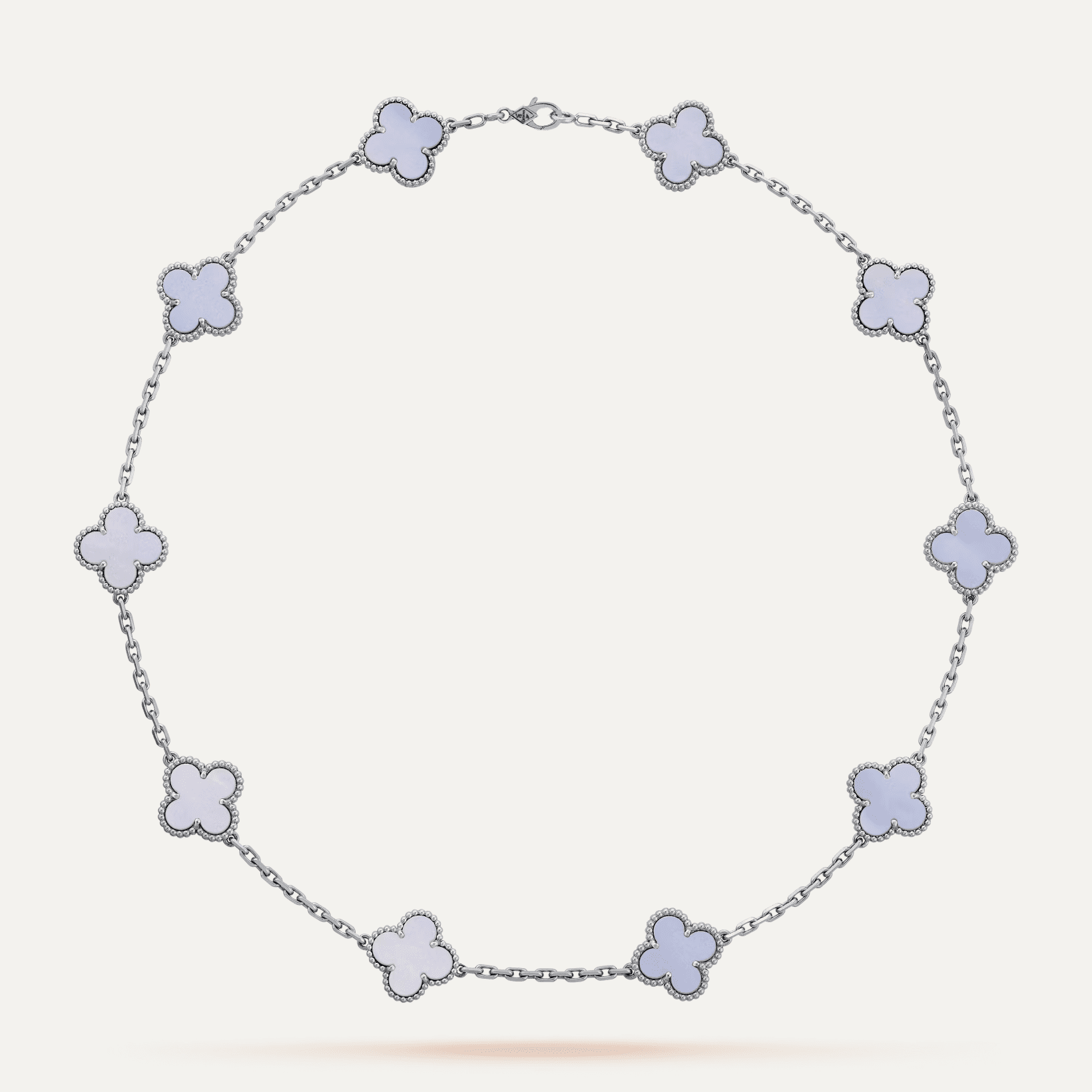 Van Cleef & Arpels Vintage Alhambra necklace, 10 motifs 10