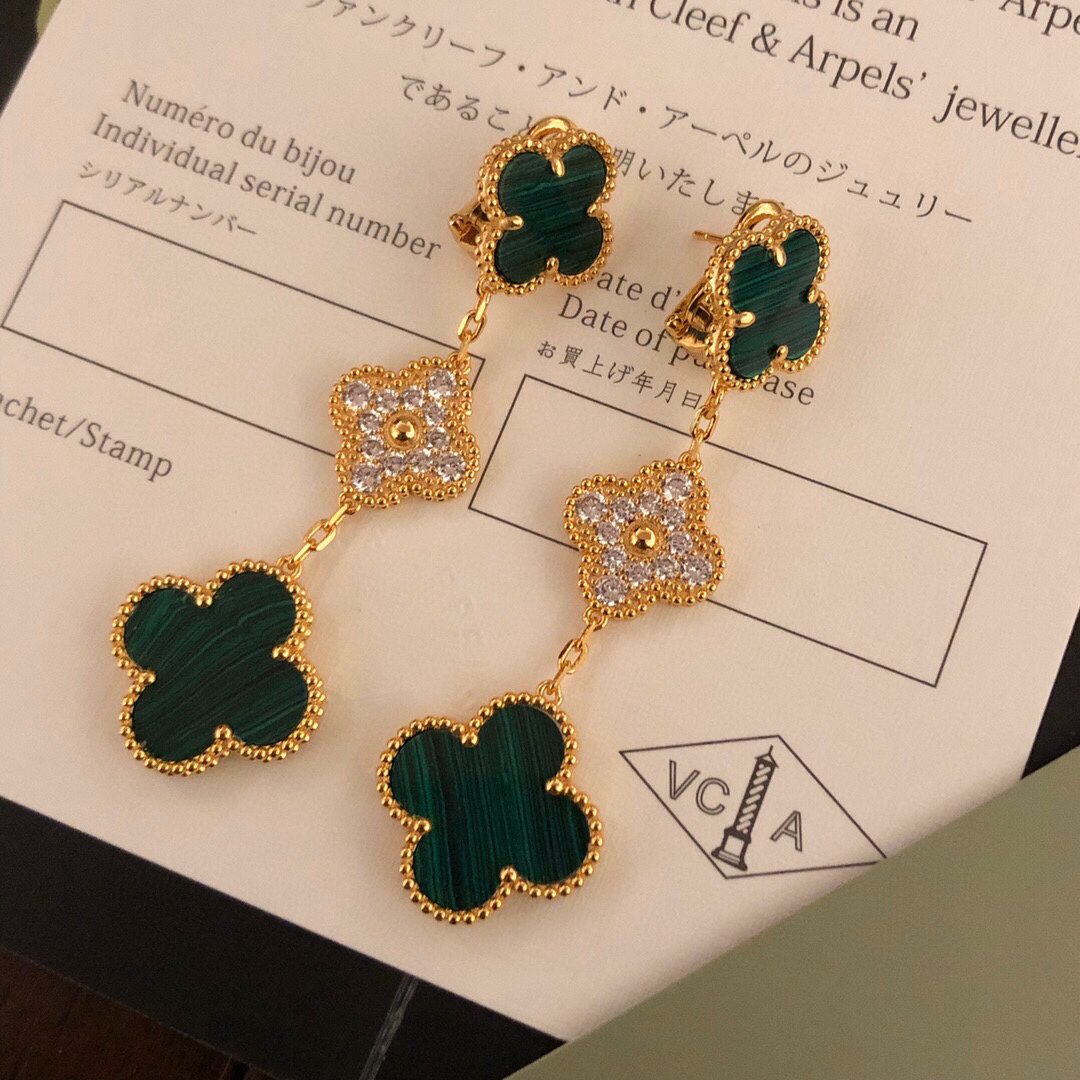 Van Cleef & Arpels Magic Alhambra earrings, 3 motifs 3 - Image 2