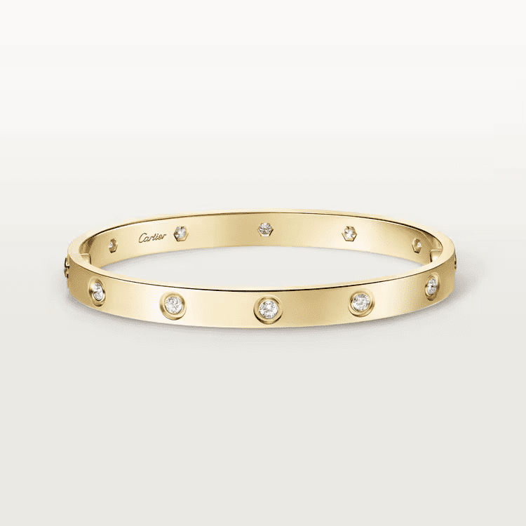 Cartier LOVE bracelet, classic model, 10 diamonds - Image 10