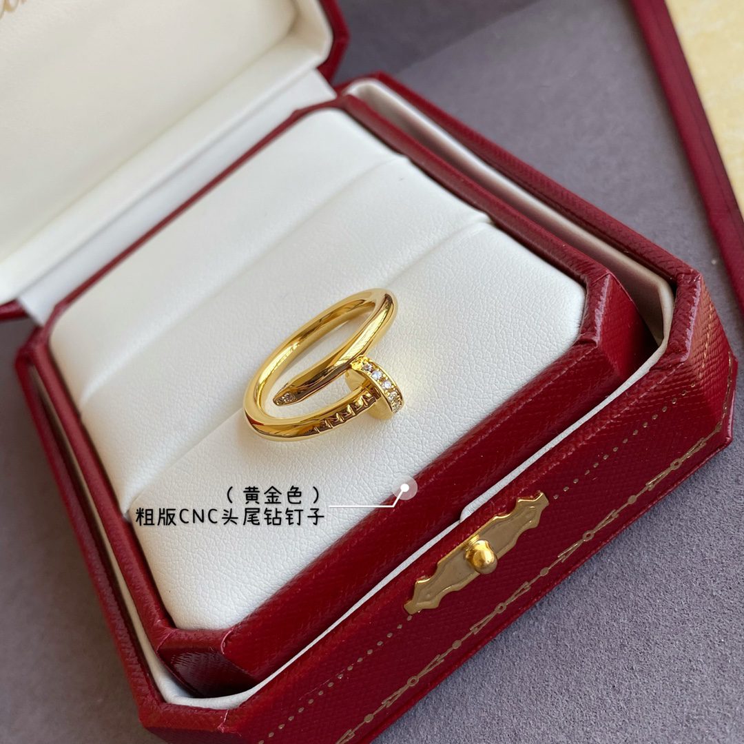 Cartier Juste un Clou ring, classic model, diamonds - Image 9