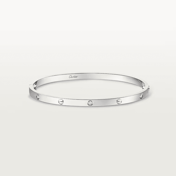 Cartier LOVE bracelet, small model, 6 diamonds - Image 10