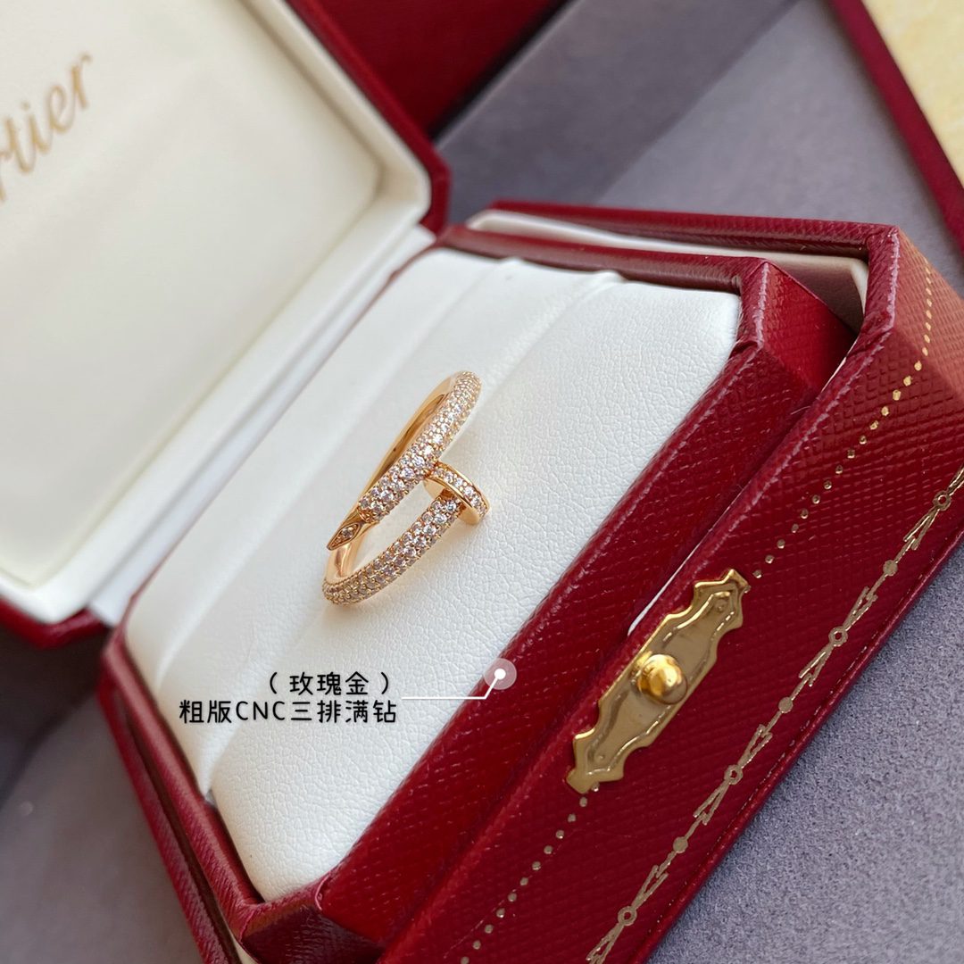 Cartier Juste un Clou ring, classic model, paved - Image 6