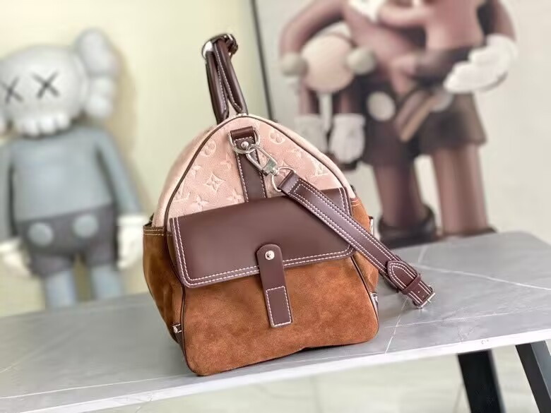 LV KEEPALL Bandoulière 50 Travel Bag M26127 29x23x50cm - Image 4