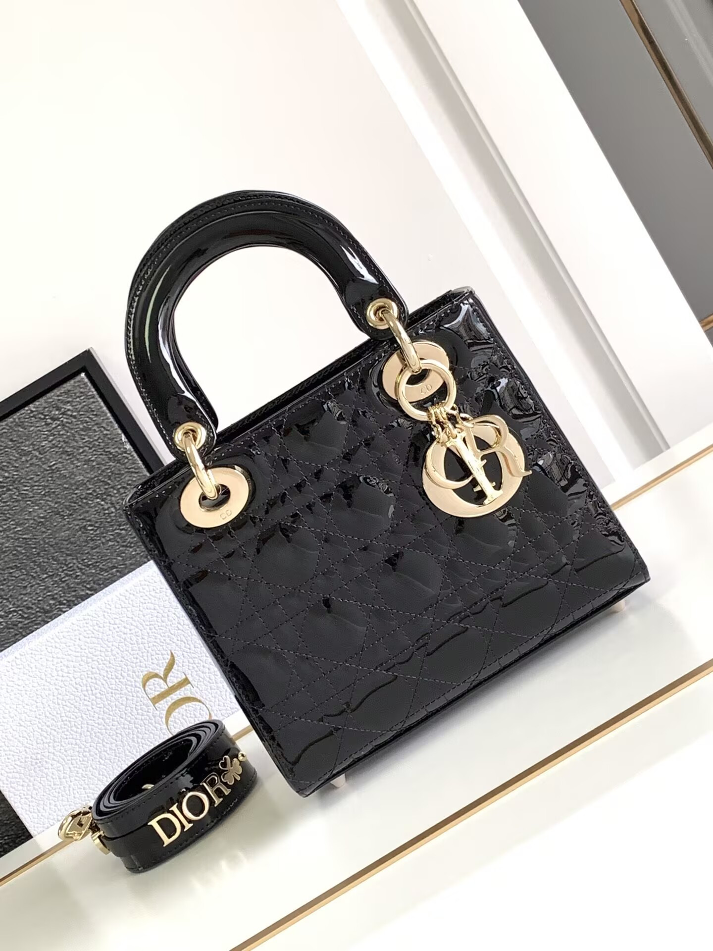 Small Lady Dior My ABCDior Bag 20x17x8cm
