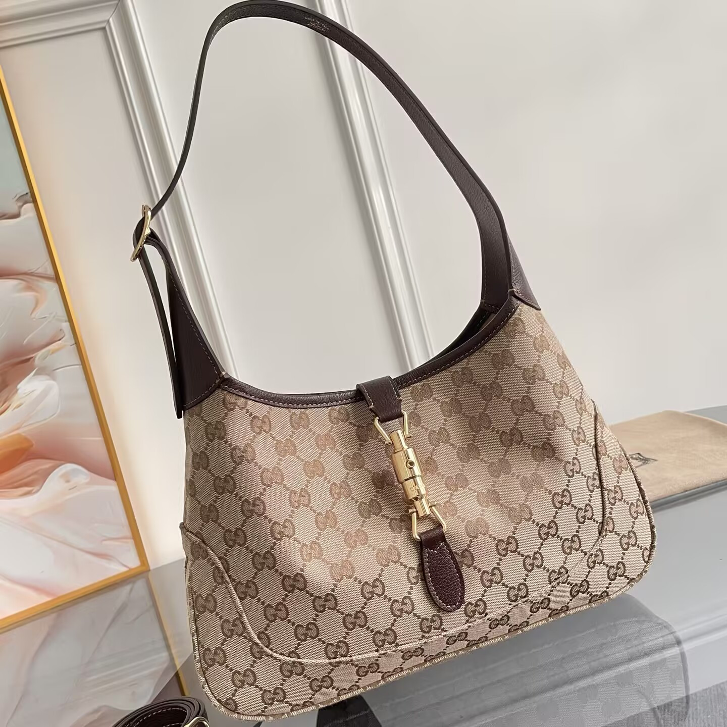 Gucci Jackie 1961 Medium Shoulder Bag 31.5x22x5cm - Image 4
