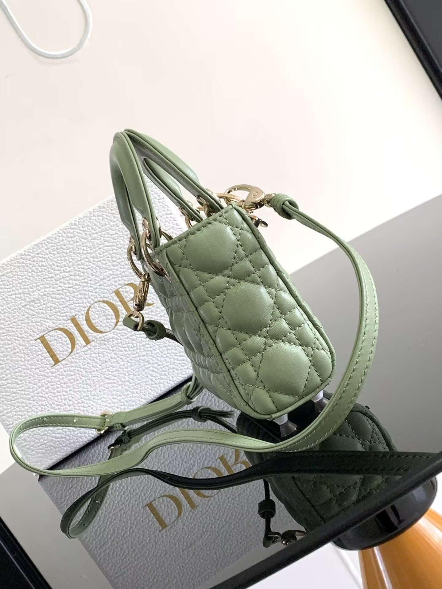 Dior Micro Lady Bag 12*10.2*5cm - Image 5