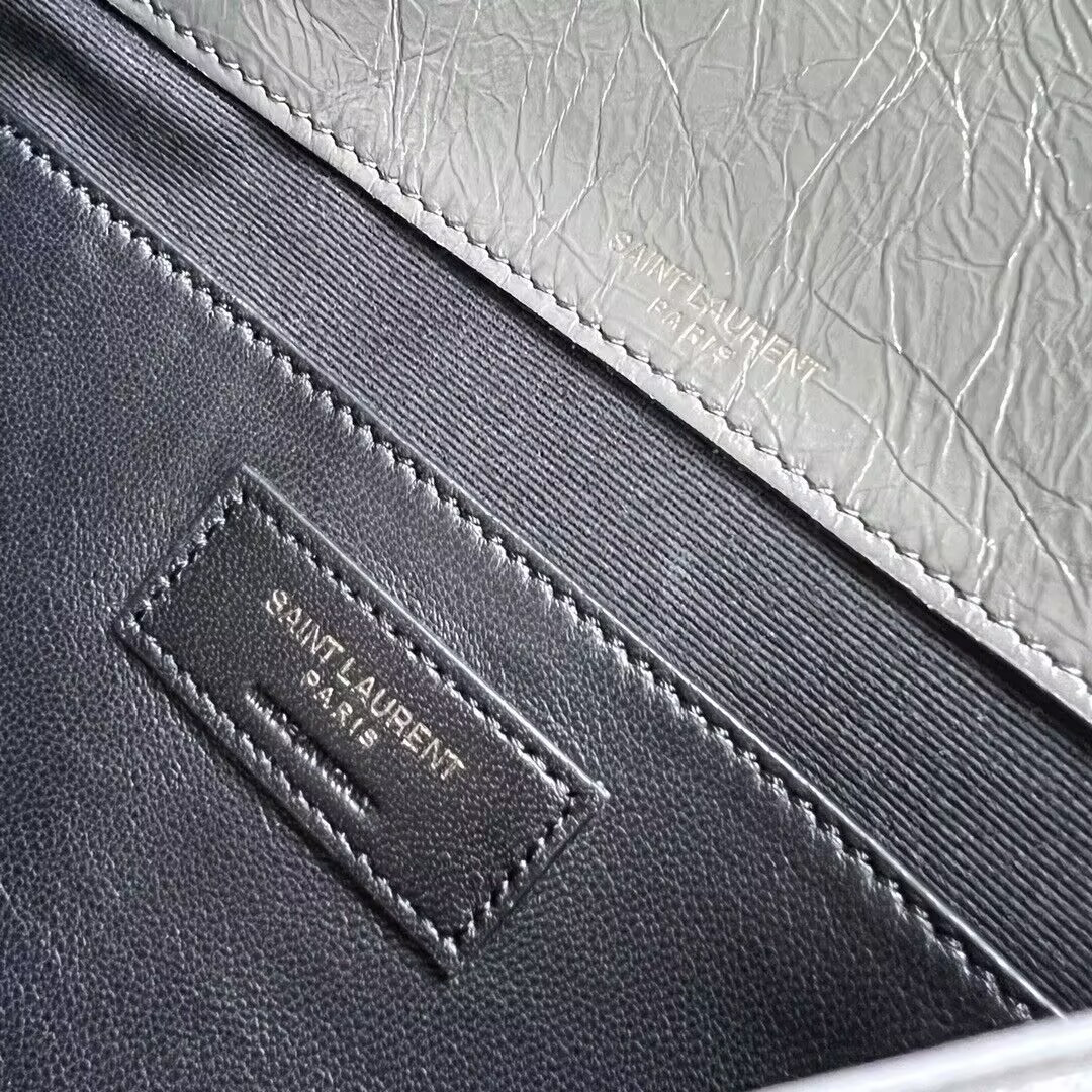 YSL NIKI BABY IN VINTAGE LEATHER 21x16x7.5cm - Image 9