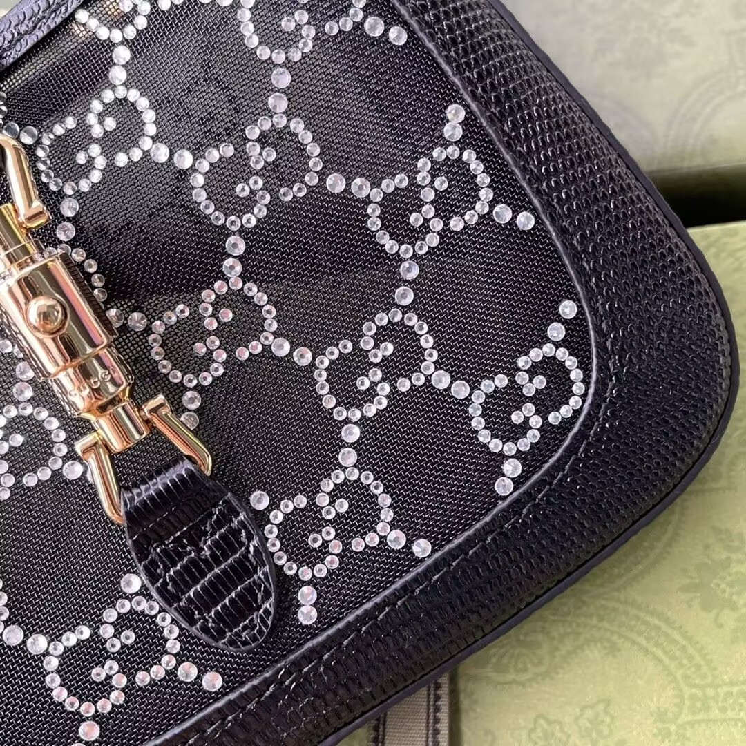 Gucci Jackie 1961 mini lizard shoulder bag 19x13x3cm - Image 8