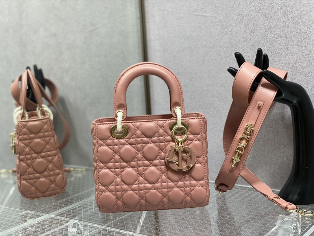 Small Lady DIORAMOUR My ABCDior Bag 8 x 6.5 x 3 inches - Lady Dior Bags - Dior - Luxury Brands Bags - Image 2