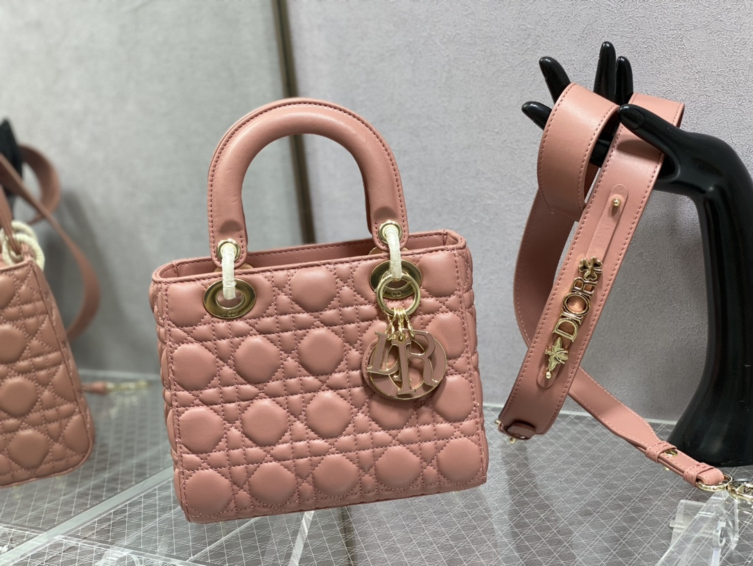Small Lady DIORAMOUR My ABCDior Bag 8 x 6.5 x 3 inches - Lady Dior Bags - Dior - Luxury Brands Bags - Image 5
