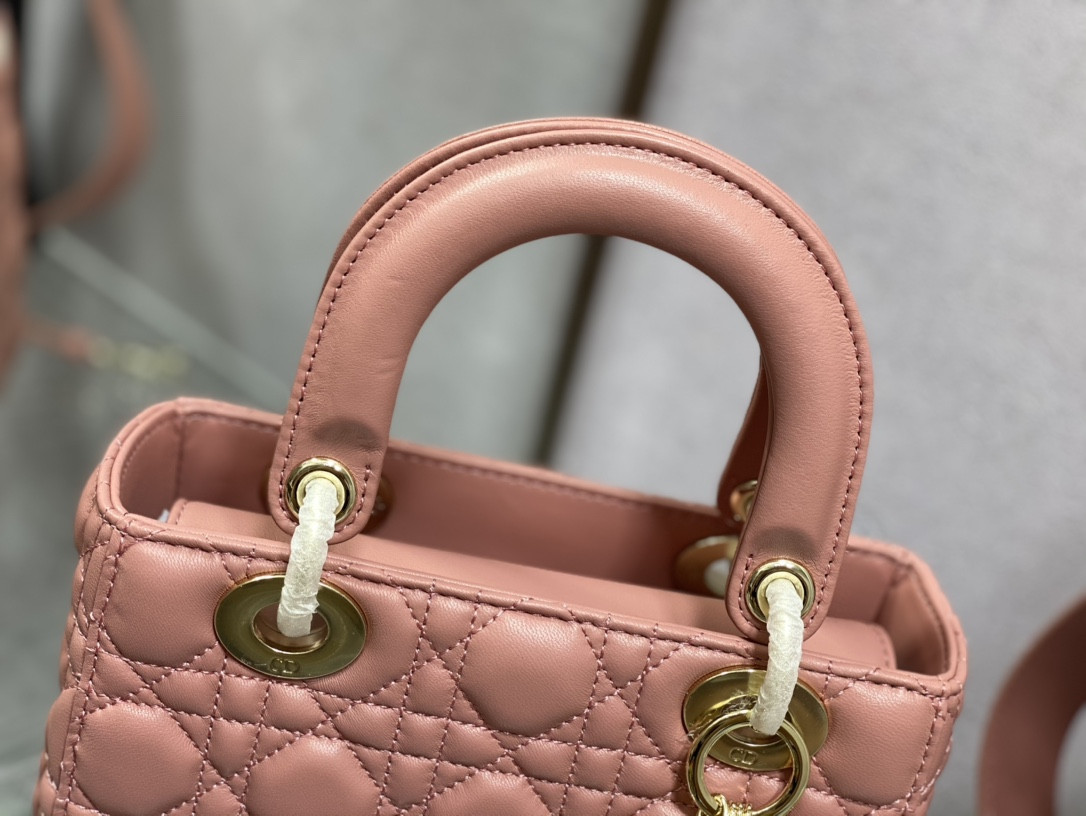 Small Lady DIORAMOUR My ABCDior Bag 8 x 6.5 x 3 inches - Lady Dior Bags - Dior - Luxury Brands Bags - Image 8