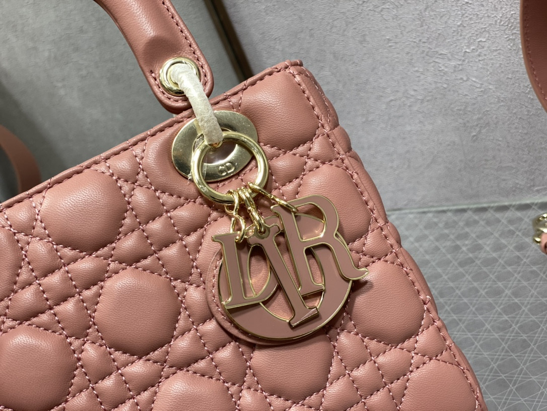 Small Lady DIORAMOUR My ABCDior Bag 8 x 6.5 x 3 inches - Lady Dior Bags - Dior - Luxury Brands Bags - Image 7