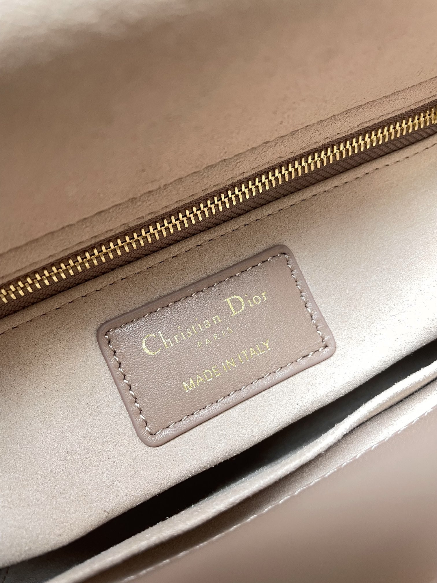 Small Lady Dior My ABCDior Bag Blush 8 x 6.5 x 3 inches - Image 10