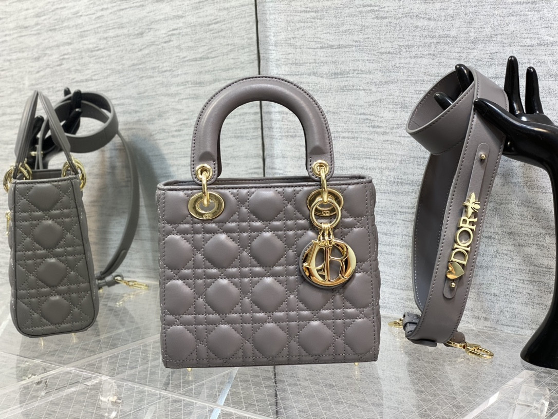 Small Lady Dior My ABCDior Bag 8 x 6.5 x 3 inches