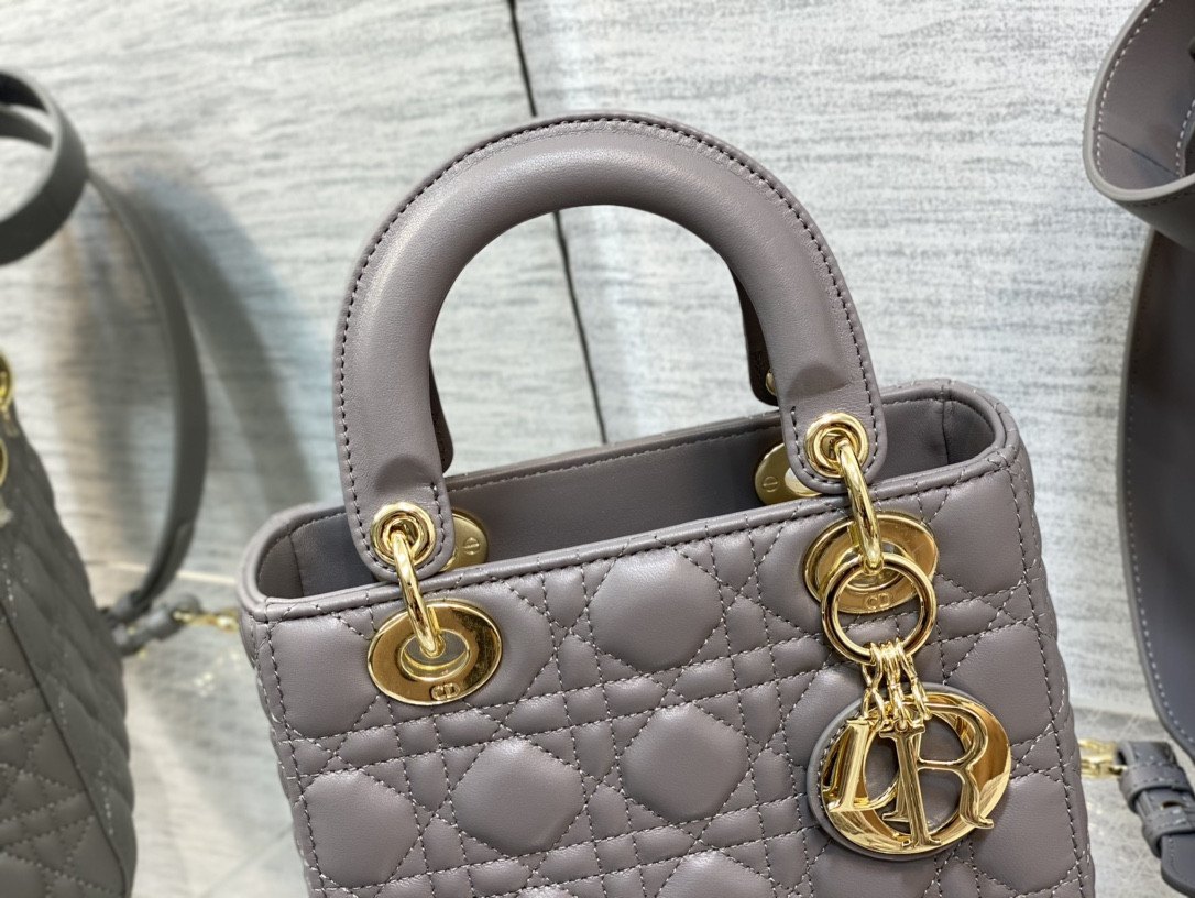 Small Lady Dior My ABCDior Bag 8 x 6.5 x 3 inches - Image 4