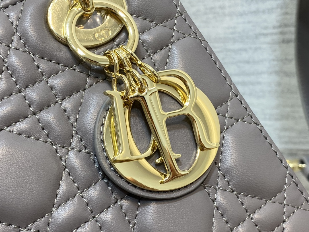 Small Lady Dior My ABCDior Bag 8 x 6.5 x 3 inches - Image 5