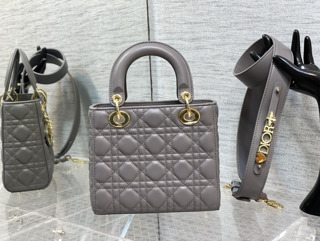 Small Lady Dior My ABCDior Bag 8 x 6.5 x 3 inches - Image 6