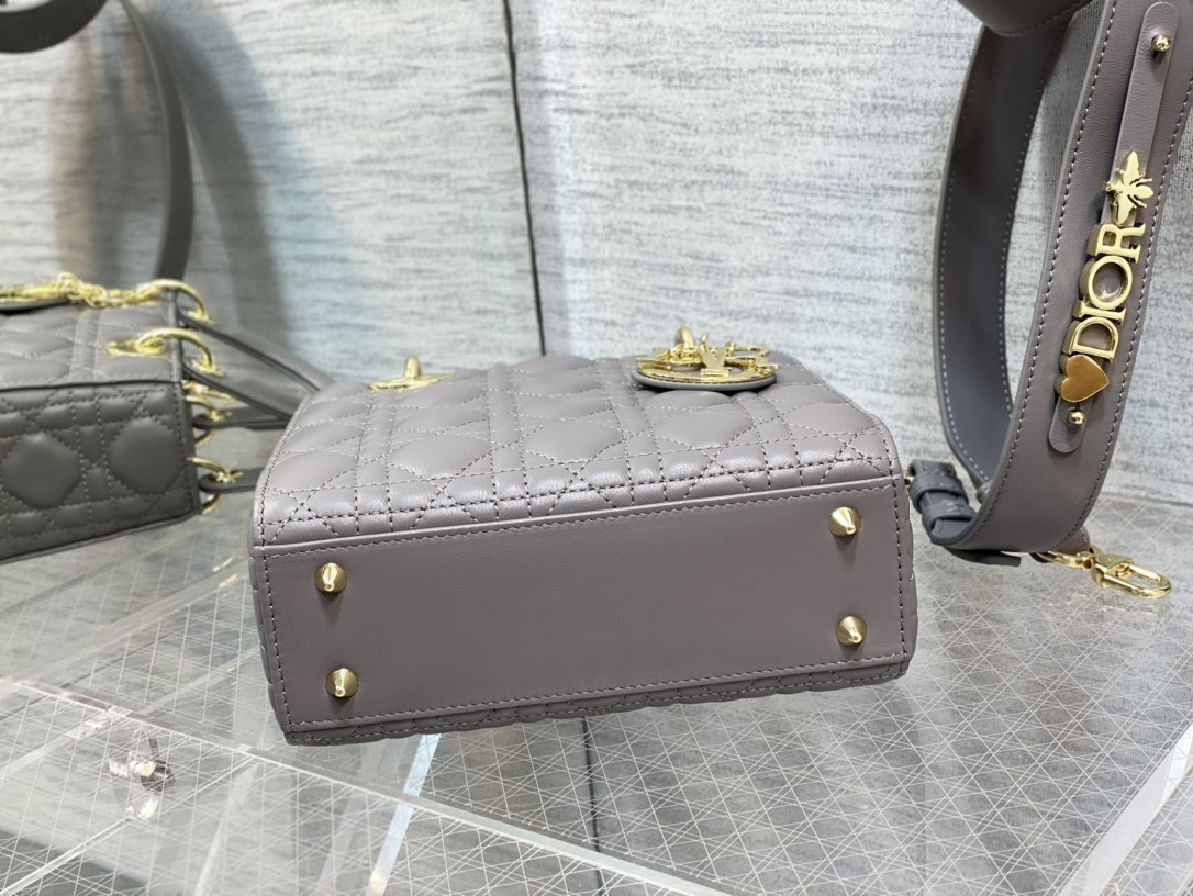 Small Lady Dior My ABCDior Bag 8 x 6.5 x 3 inches - Image 8