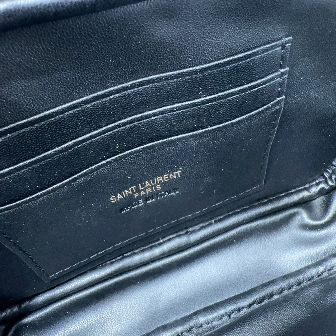 YSL MINI LOU IN QUILTED LEATHER 7.5 X 4.1 X 2 INCHES #1 - Image 9