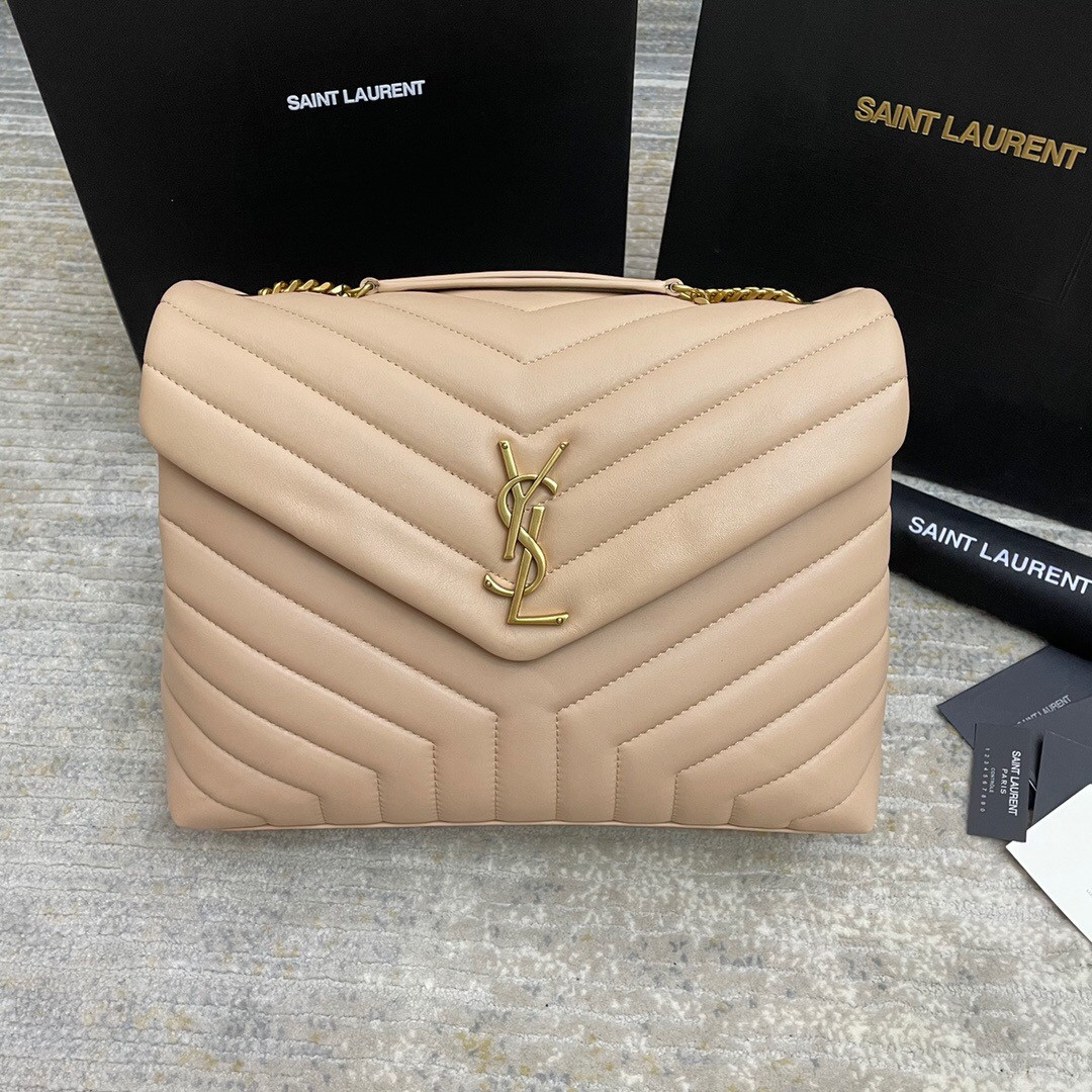 YSL LOULOU MEDIUM IN QUILTED LEATHER 32x22x9cm - Image 2