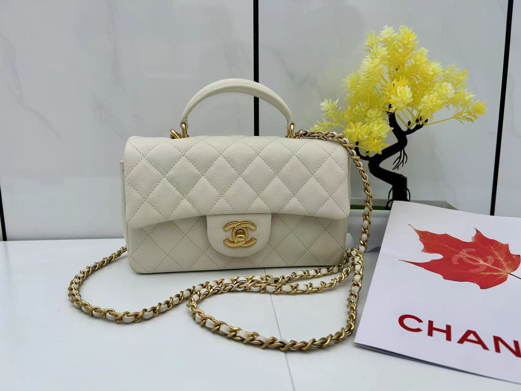 CHANEL Mini CF handle 20x12x6cm #7